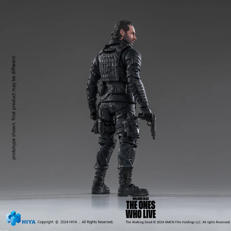 HIYA Exquisite Mini Series 1/18 Scale 4 Inch The Walking Dead The Ones Who Lived Rick Action Figure - Image 8