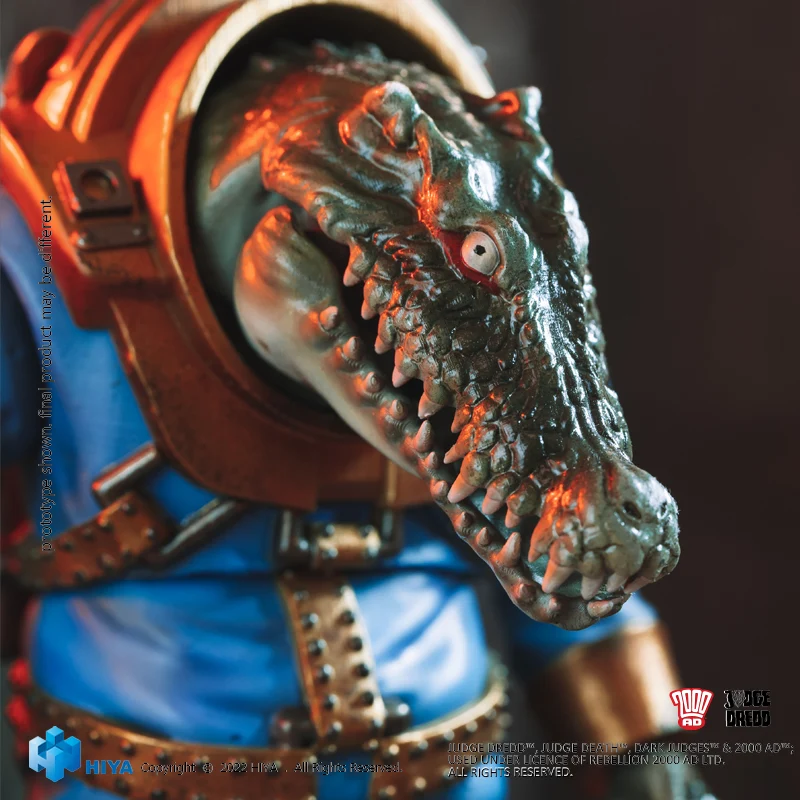 HIYA Exquisite Mini Series 1/18 Scale 5 Inch JUDGE DREDD Klegg Mercenarise Action Figure - Image 3