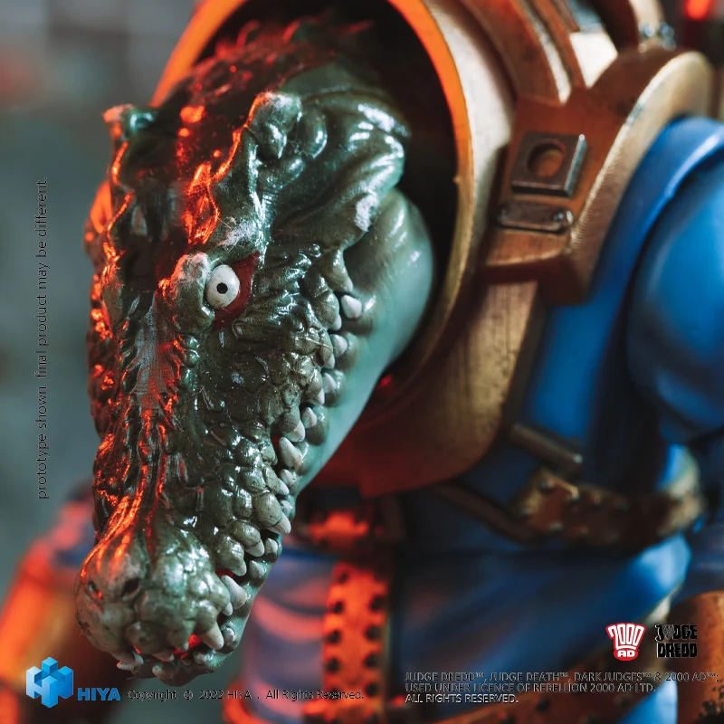HIYA Exquisite Mini Series 1/18 Scale 5 Inch JUDGE DREDD Klegg Mercenarise Action Figure - Image 5