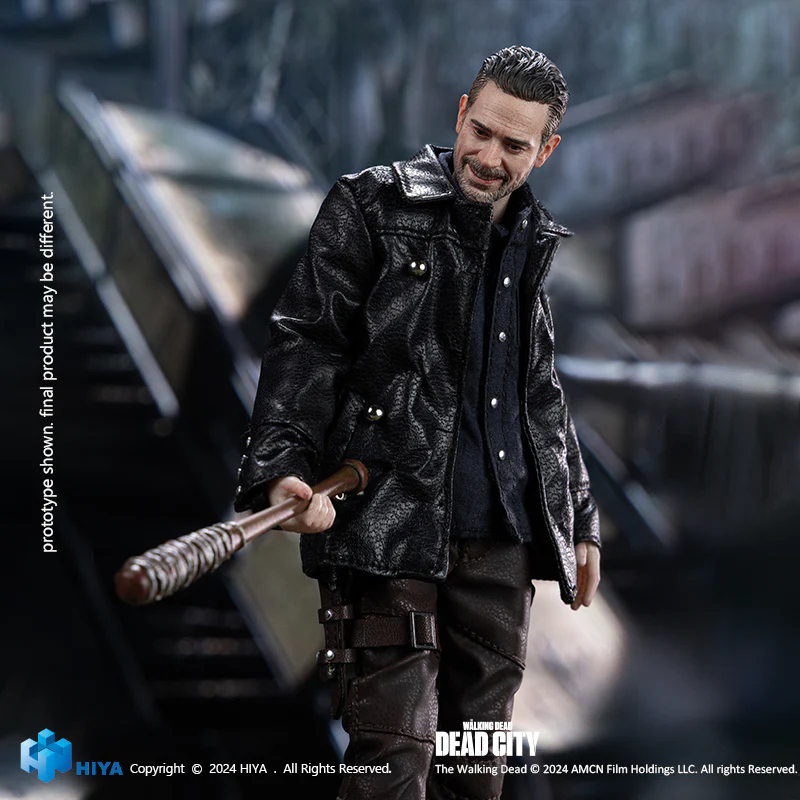 HIYA Exquisite Super Series 1/12 Scale 6 Inch The Walking Dead  Dead City Negan Action Figure - Image 5