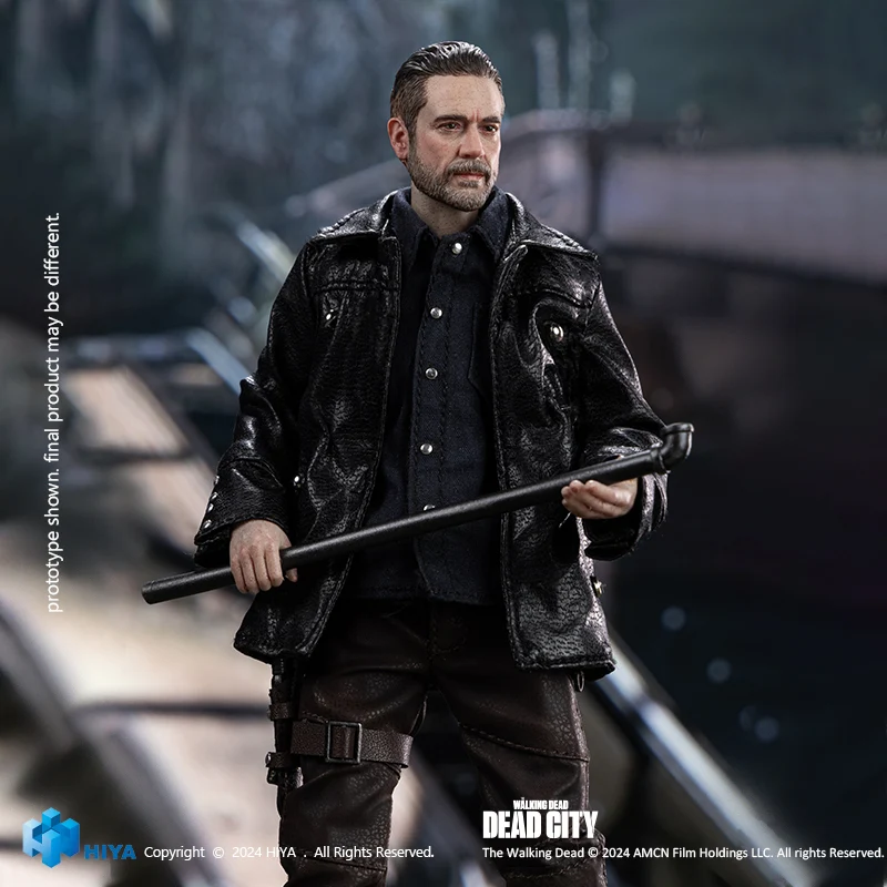 HIYA Exquisite Super Series 1/12 Scale 6 Inch The Walking Dead  Dead City Negan Action Figure - Image 6