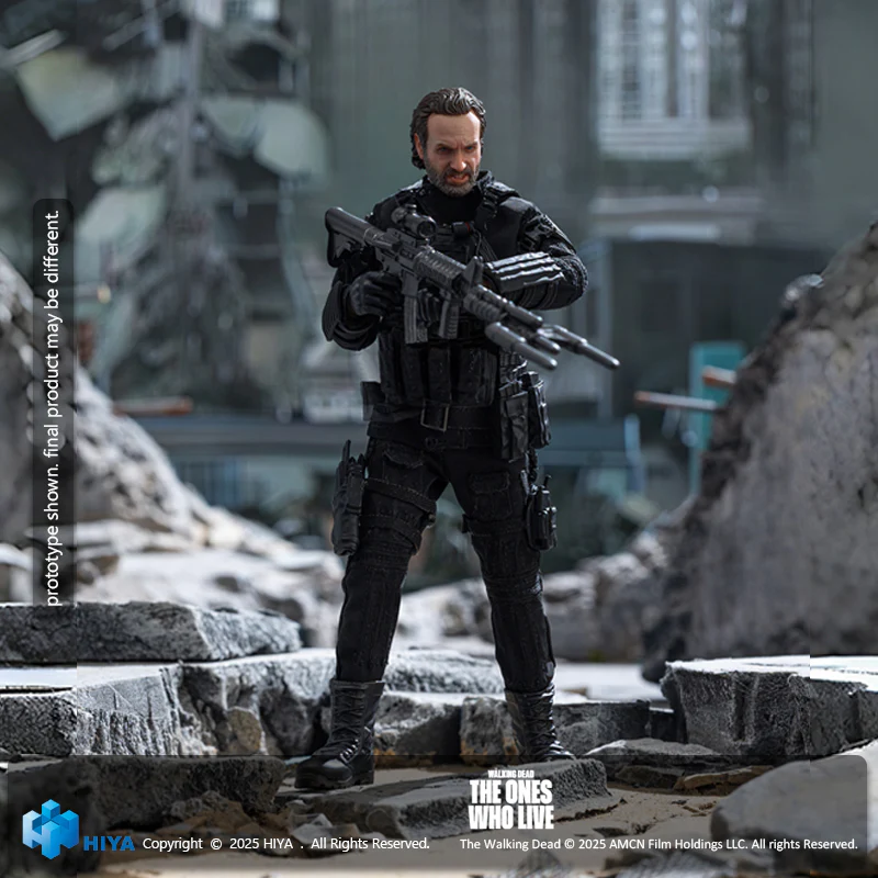HIYA Exquisite Super 1/12 Scale 6 Inch The Walking Dead The Ones Who Lived Rick Action Figure - Image 4