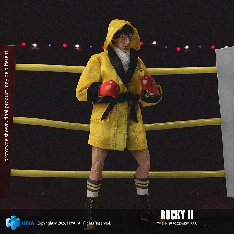 HIYA Exquisite Super Series 1/12 Scale 6.3 Inch Rocky II Rocky Boxer Version Action Figure - Image 3