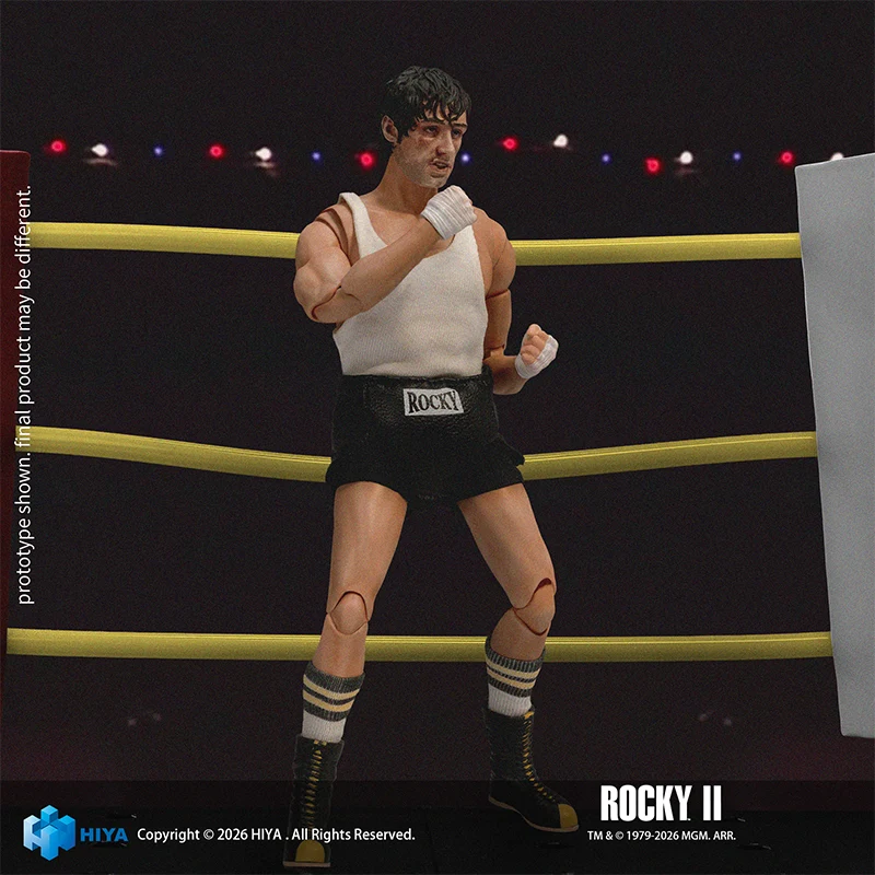 HIYA Exquisite Super Series 1/12 Scale 6.3 Inch Rocky II Rocky Boxer Version Action Figure - Image 5