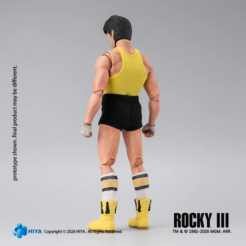 HIYA Exquisite Super Series 1/12 Scale 6.3 Inch Rocky III Rocky Boxer Version Action Figure - Image 11