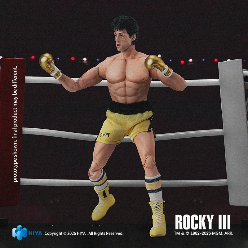 HIYA Exquisite Super Series 1/12 Scale 6.3 Inch Rocky III Rocky Boxer Version Action Figure - Image 2