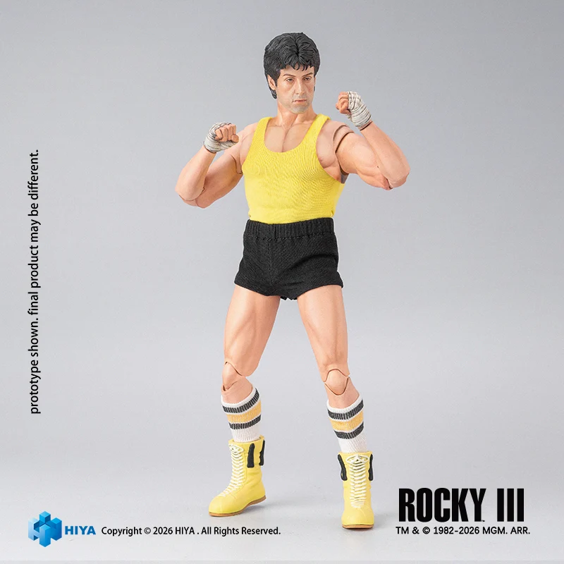 HIYA Exquisite Super Series 1/12 Scale 6.3 Inch Rocky III Rocky Boxer Version Action Figure - Image 7