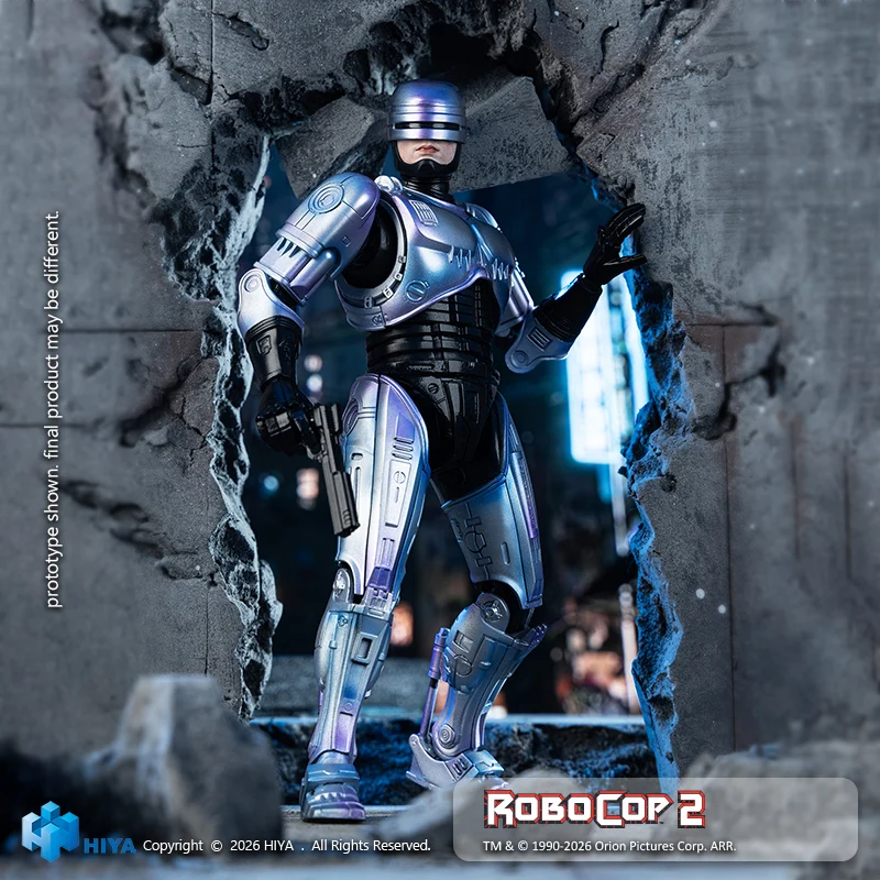 HIYA Exquisite Super Series 1/12 Scale 6.5 Inch RoboCop 2 RoboCop Action Figure - Image 4
