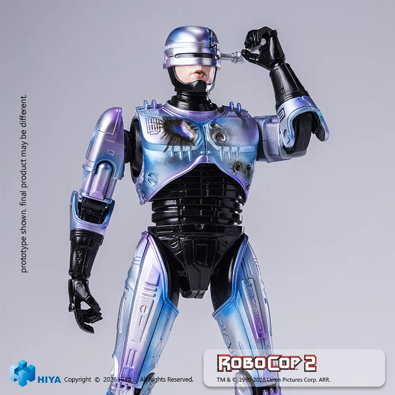 HIYA Exquisite Super Series 1/12 Scale 6.5 Inch RoboCop 2 RoboCop Action Figure - Image 6