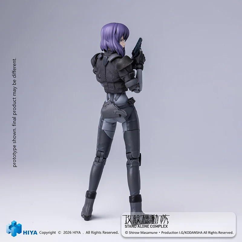HIYA Exquisite Super Series 1/12 Scale 6 Inch GHOST IN THE SHELL Stand Alone Complex Kusanagi Motoko Battle Suit Version Action Figure - Image 10