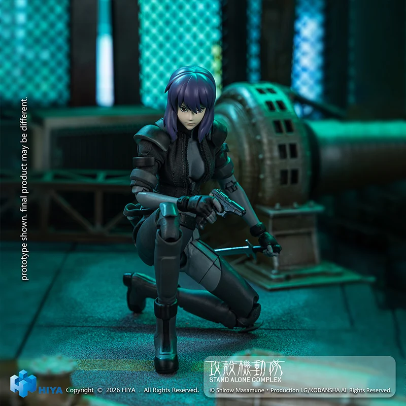 HIYA Exquisite Super Series 1/12 Scale 6 Inch GHOST IN THE SHELL Stand Alone Complex Kusanagi Motoko Battle Suit Version Action Figure - Image 5
