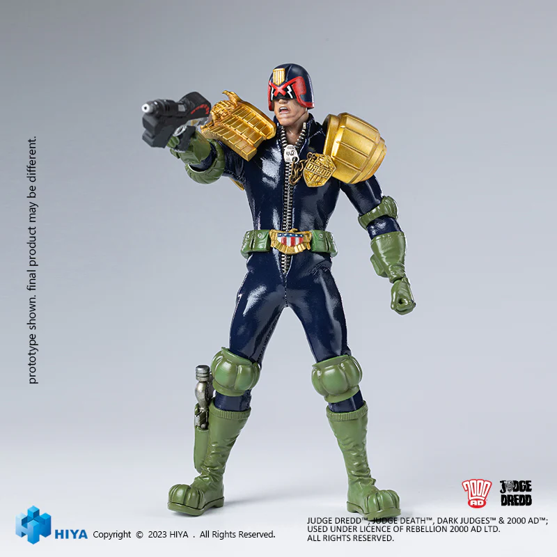 HIYA Exquisite Super Series 1/12 Scale 6 Inch JUDGE DREDD JUDGE DREDD  Action Figure - Image 16