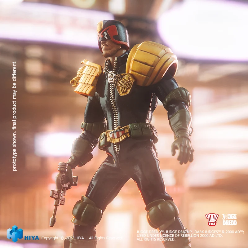 HIYA Exquisite Super Series 1/12 Scale 6 Inch JUDGE DREDD JUDGE DREDD  Action Figure - Image 3
