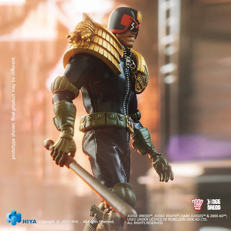 HIYA Exquisite Super Series 1/12 Scale 6 Inch JUDGE DREDD JUDGE DREDD  Action Figure - Image 6