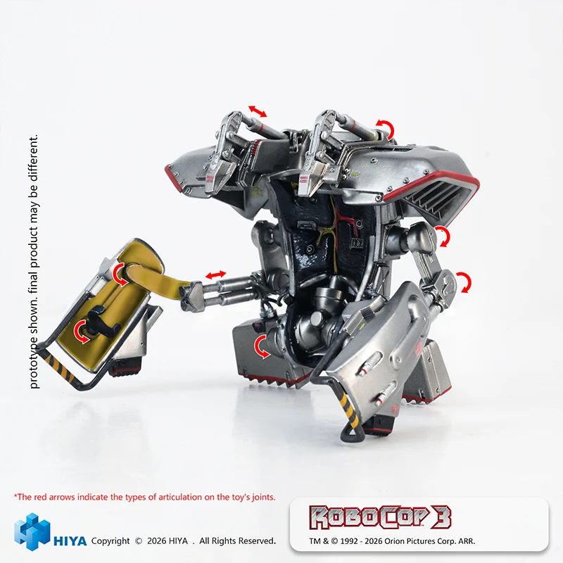 HIYA Exquisite Super Series 1/12 Scale 6 Inch RoboCop 3 RoboCop Action Figure - Image 10