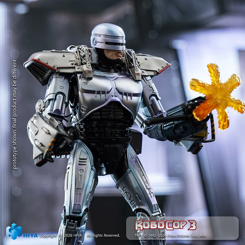HIYA Exquisite Super Series 1/12 Scale 6 Inch RoboCop 3 RoboCop Action Figure - Image 3