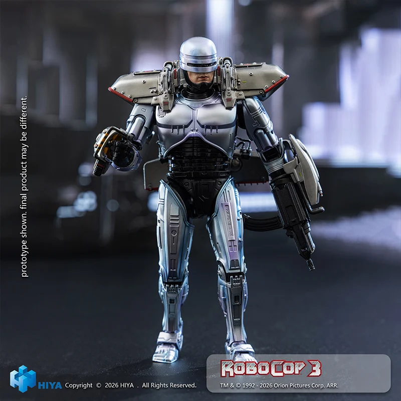 HIYA Exquisite Super Series 1/12 Scale 6 Inch RoboCop 3 RoboCop Action Figure - Image 4