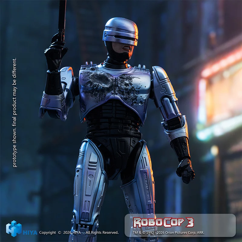 HIYA Exquisite Super Series 1/12 Scale 6 Inch RoboCop 3 RoboCop Action Figure - Image 6