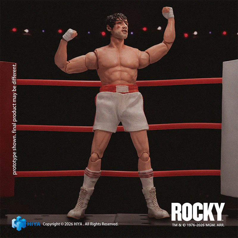 HIYA Exquisite Super Series 1/12 Scale 6 Inch Rocky I Rocky Action Figure - Image 2