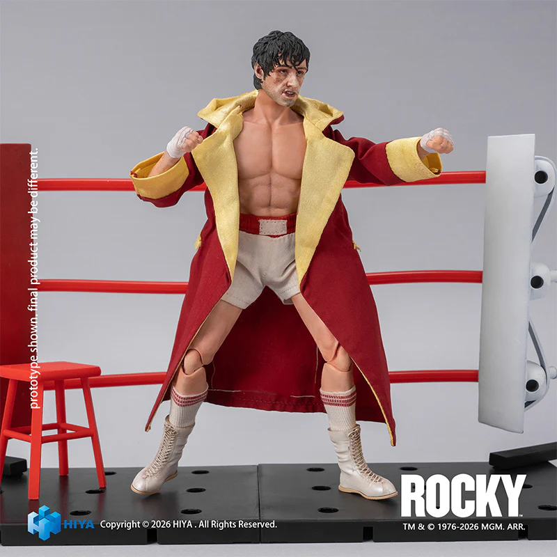 HIYA Exquisite Super Series 1/12 Scale 6 Inch Rocky I Rocky Action Figure - Image 8