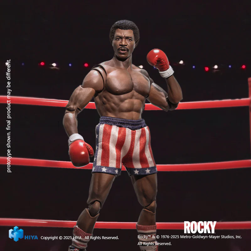 【Sold out】HIYA Exquisite Super Series 1/12 Scale 6 Inch RocKy I Apollo Action Figure - Image 3