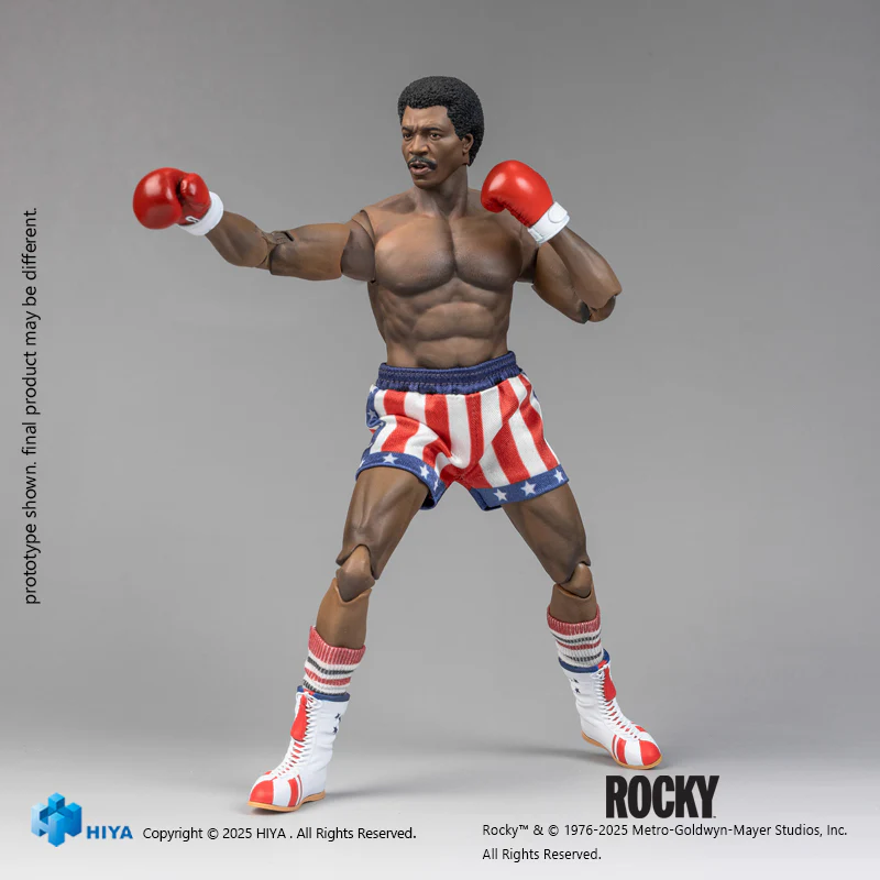 【Sold out】HIYA Exquisite Super Series 1/12 Scale 6 Inch RocKy I Apollo Action Figure - Image 8