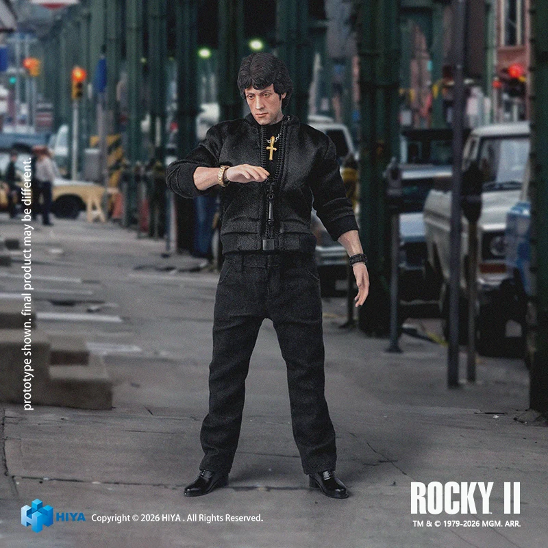 HIYA Exquisite Super Series 1/12 Scale 6 Inch Rocky II Rocky Action Figure - Image 3