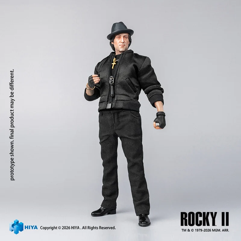 HIYA Exquisite Super Series 1/12 Scale 6 Inch Rocky II Rocky Action Figure - Image 8