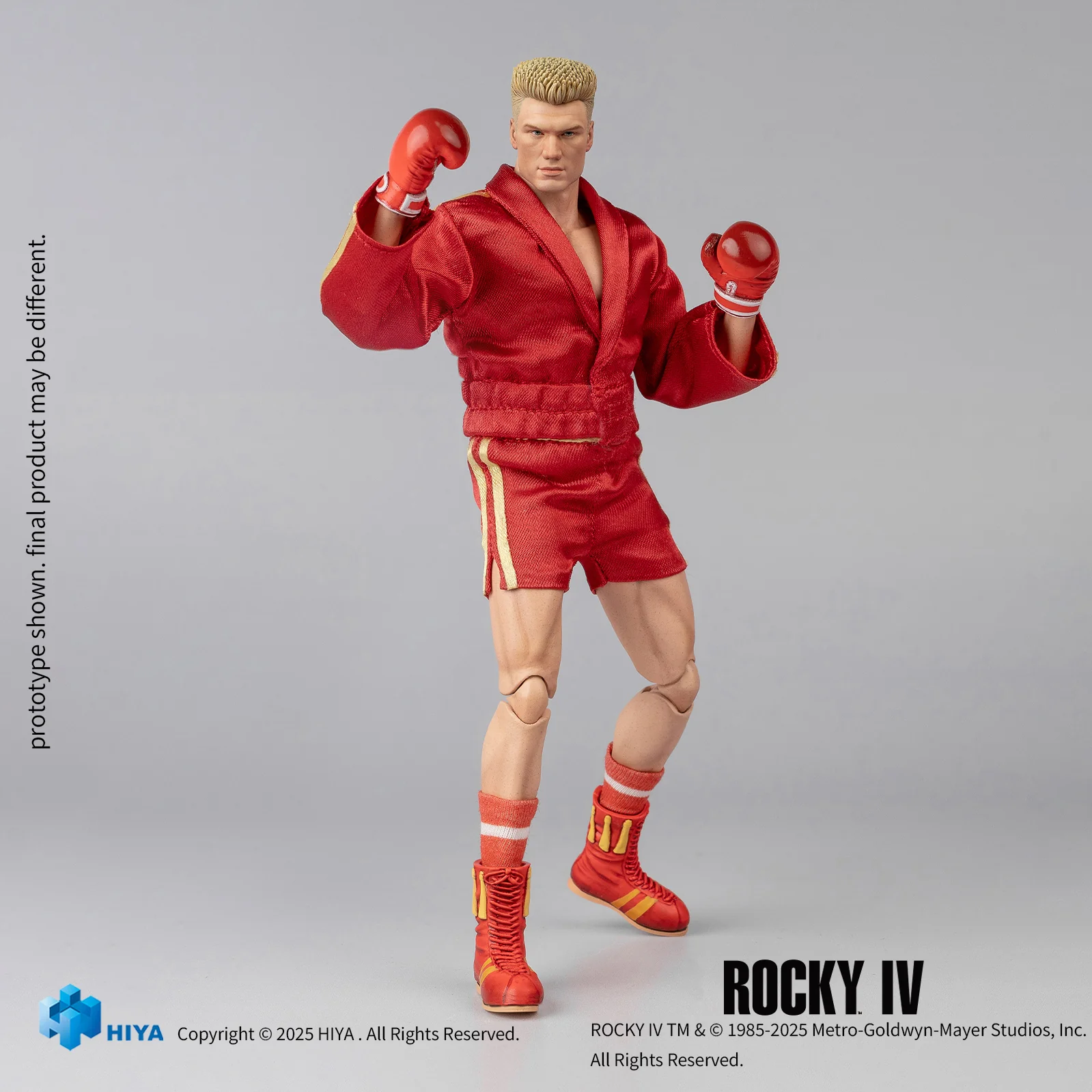 HIYA Exquisite Super Series 1/12 Scale 6 Inch Rocky IV Ivan Action Figure - Image 6