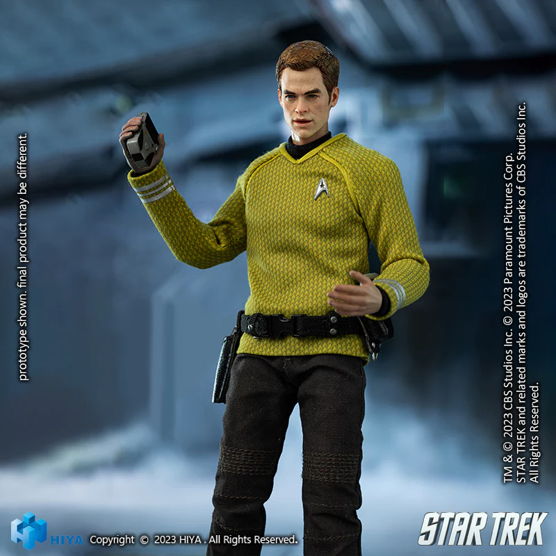 HIYA Exquisite Super Series 1/12 Scale 6 Inch STAR TREK 2009 Kirk Action Figure - Image 6