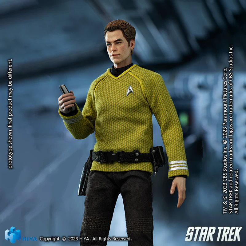 HIYA Exquisite Super Series 1/12 Scale 6 Inch STAR TREK 2009 Kirk Action Figure - Image 8
