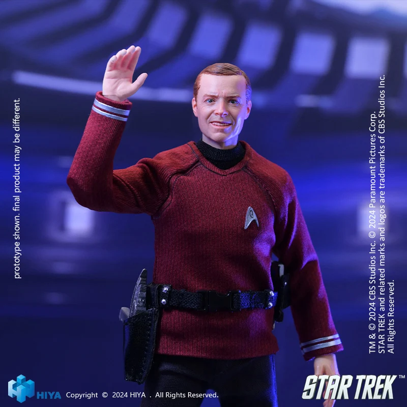 HIYA Exquisite Super Series 1/12 Scale 6 Inch STAR TREK 2009 Scotty Action Figure - Image 4