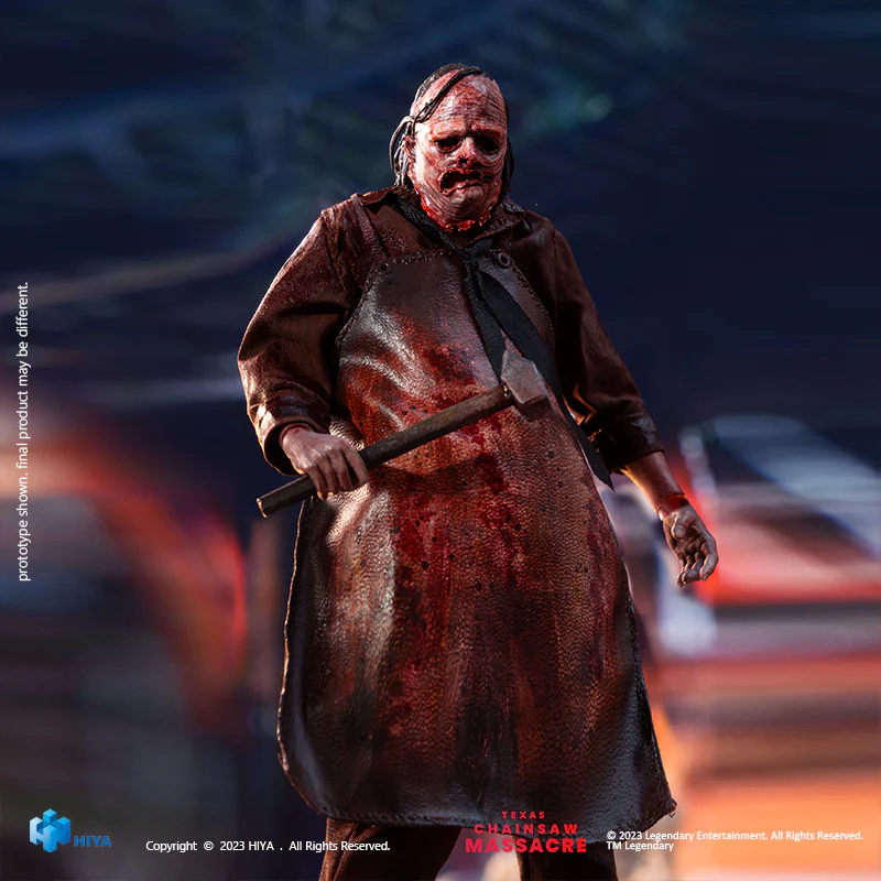 HIYA Exquisite Super Series 1/12 Scale 6 Inch Texas Chainsaw Massacre 2022 Leatherface Slaughter Ver. Action Figure - Image 5