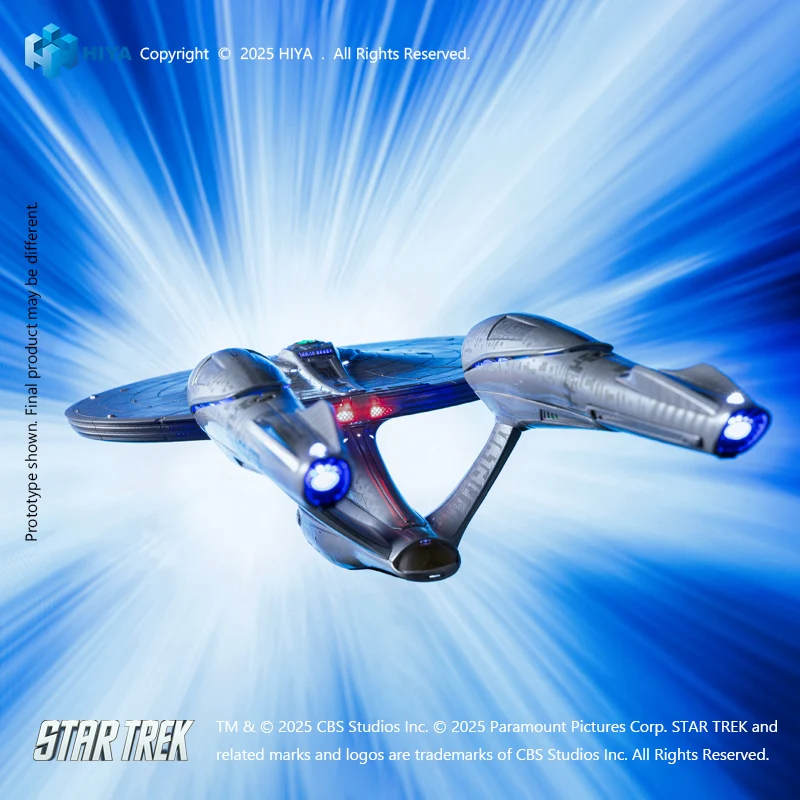 HIYA REPLICAart Series None Scale 15 Inch Star Trek 2009 USS Enterprise NCC-1701 Light Up Starship - Image 5