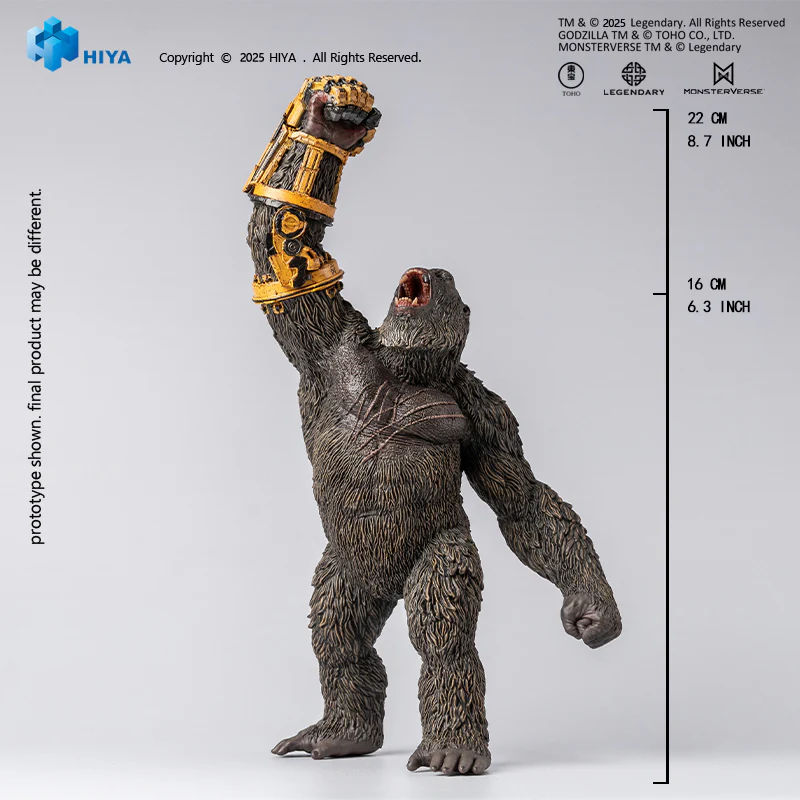 HIYA Stylist Series None Scale 8.7 Inch Godzilla x Kong The New Empire Kong B.E.A.S.T. Glove Version - Image 8