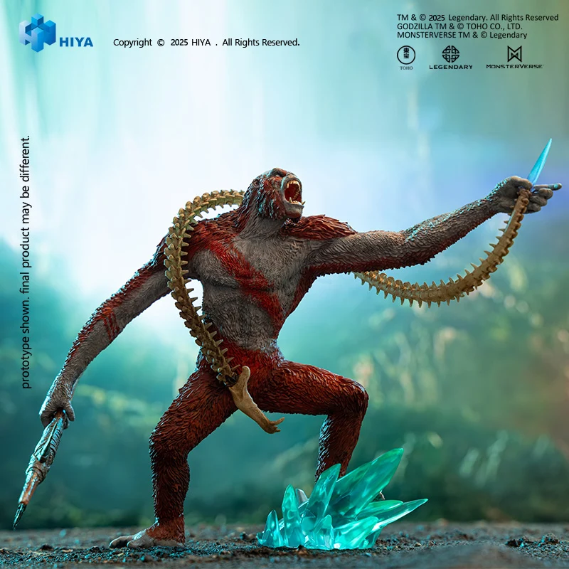 HIYA Stylist Series None Scale 6 Inch Godzilla x Kong The New Empire Skar King PVC statue - Image 4