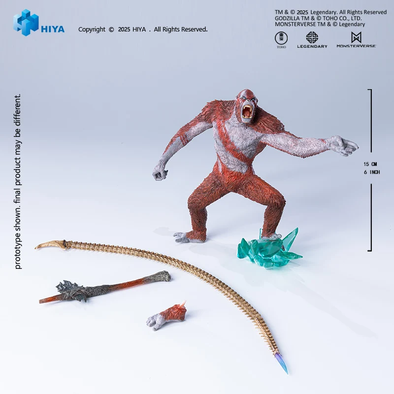 HIYA Stylist Series None Scale 6 Inch Godzilla x Kong The New Empire Skar King PVC statue - Image 9