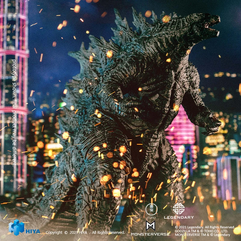 HIYA Stylist Series None Scale 8 Inch GODZILLA VS KONG Godzilla PVC statue - Image 4