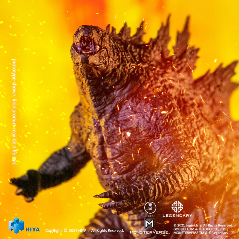 HIYA Stylist Series None Scale 8 Inch GODZILLA VS KONG Godzilla PVC statue - Image 6